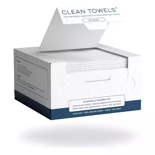 Clean Skin Club Toallas Faciales Clínicamente Probadas 100ud - Image 3