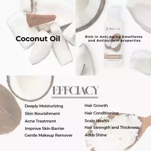 Well's Oil Aceite 100% Natural Coco Para El Cabello 850ml Agregar a favoritos - Image 4