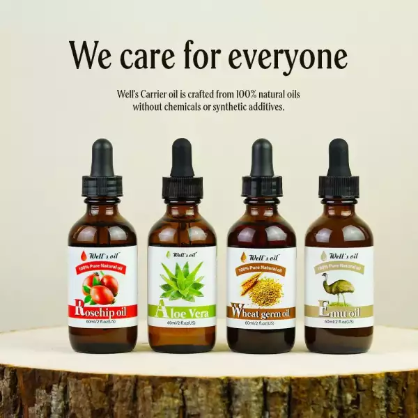 Well's Oil Aceite Natural 100% Aloe Vera Para Cabello 60ml - Image 4