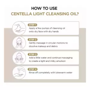 Skin1004 Madagascar Centella Light Cleansing Oil 30ml - Image 4