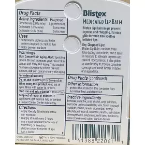 Blistex Balsamo Labial Medicado Con Spf 15 8 Unidades - Image 3