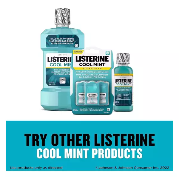 Listerine Cool Mint Pocket Paks Tiras De Aliento 24und Pack3 - Image 6