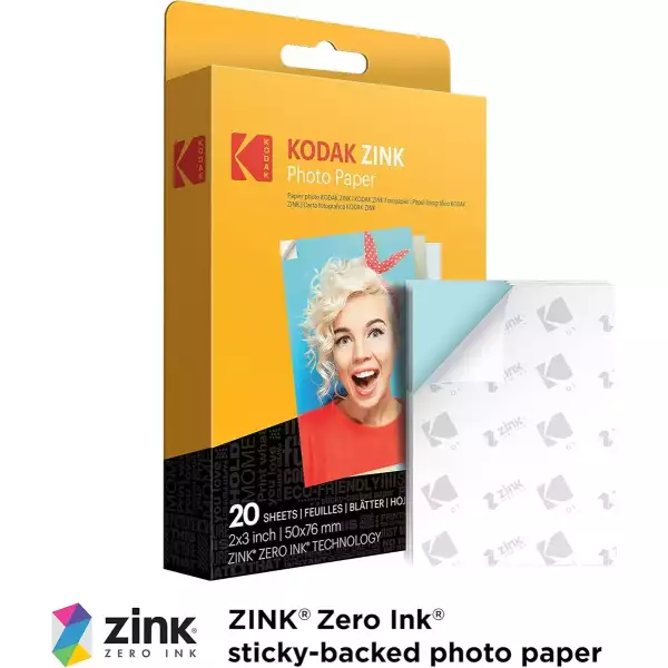 Kodak Zink Papel Fotográfico Prémium 2 X 3 Pulgadas 20 Hojas - Image 7