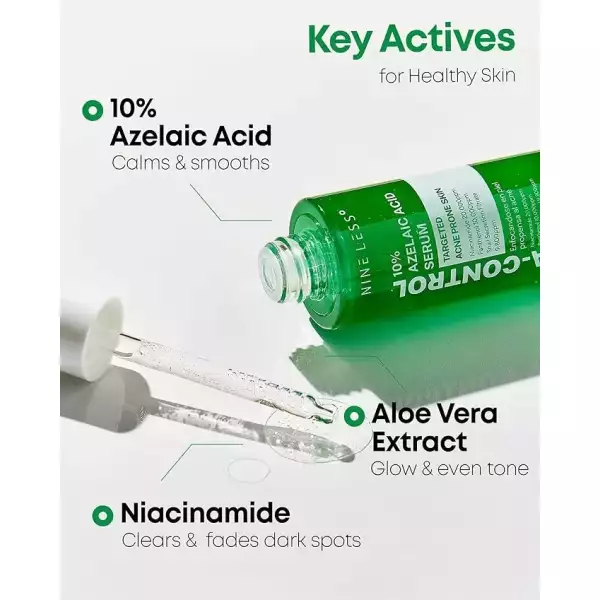 Nine Less Serum A-control Con Ácido Azelaico Al 10% 30 Ml - Image 3