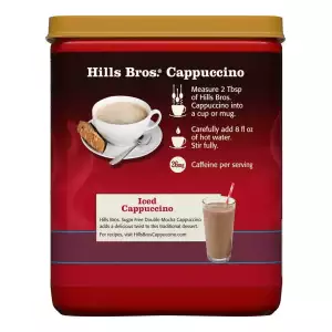 Hills Bros. Mezcla De Capuchino Instantánea Sin Azucar 340g - Image 2