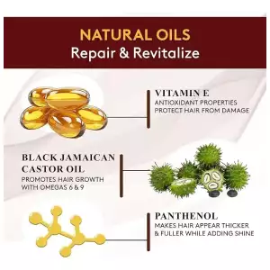Okay Aceite De Ricino Jamaica Con Vitamina E Y Pantenol 59ml - Image 2