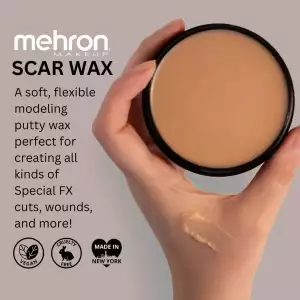 Mehron Scarwax Sfx Cera Para Cicatrices Falsas Color Luz 40g - Image 3