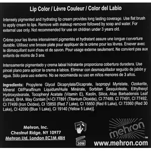 Mehron Lip Cream Fórmula Labial Hidratante Color De Labio 4g - Image 4