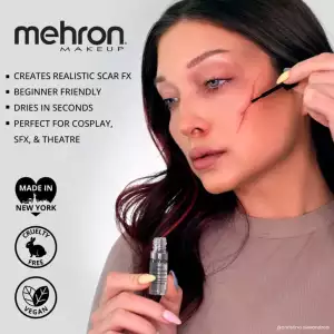 Mehron Rigid Collodion Para Crear Cicatrices Realistas 4ml - Image 6
