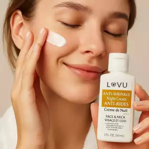 Lovu Crema Facial Antiarrugas Noche Ácido Hialurónico 60ml - Image 2