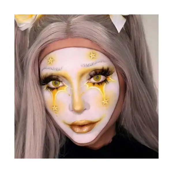 Mehron Maquillaje Clown White Lite Payaso Blanco 200gr - Image 3