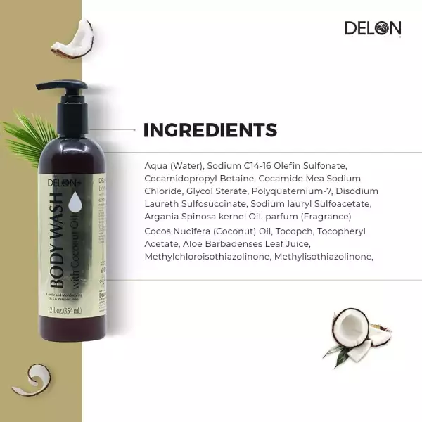 Delon Gel De Ducha Hidratante Con Aceites Naturales 354ml - Image 3
