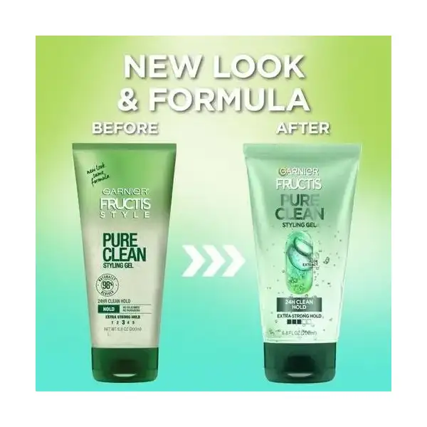 Garnier Fructis Pure Clean Gel De Peinado Sin Residuos 200ml - Image 3