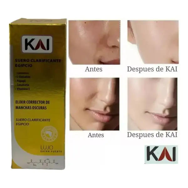 Kai Serum Facial Egipcio Aclarante Glutation Vitamina E 60ml - Image 2