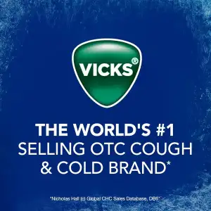 Vicks Vapocool Menthol Drops Para El Dolor De Garganta 45uds - Image 4