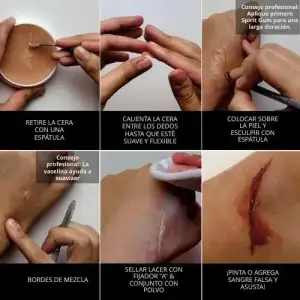 Mehron Cera Modeling Putty Wax Para Efectos Especiales 38gr - Image 3