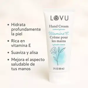 Lovu Crema Humectante Vitamina E Hidratación Intensa 90ml - Image 3