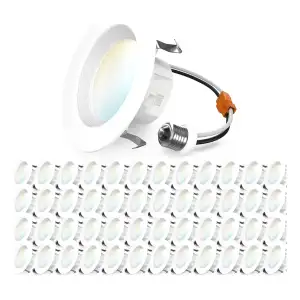 Sunco Luz Led Empotrable 4 Regulable 2700k-5000k 48 Pack