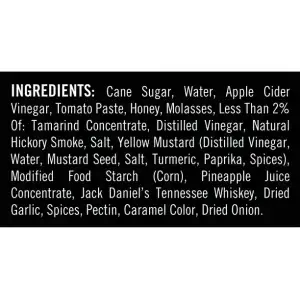 Jack Daniels Salsa Barbacoa Honey Bbq Sauce 553gr - Image 4