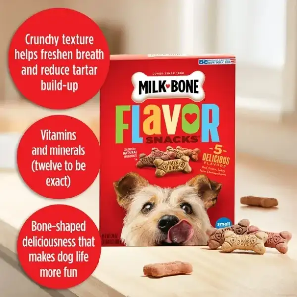 Milk Bone Galletas Flavor Con Sabor A Hueso Para Perros 680g - Image 3