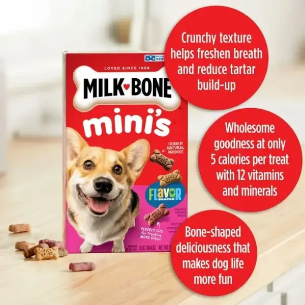 Milk Bone Galletas Mini Con Sabor A Hueso Para Perro 425g - Image 2