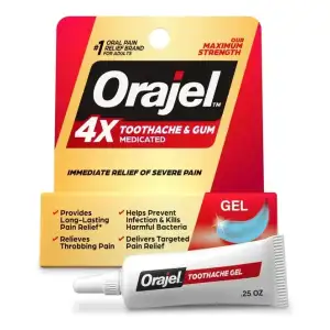 Orajel Gel Para Muelas Y Encías Alivia Dolor 7g