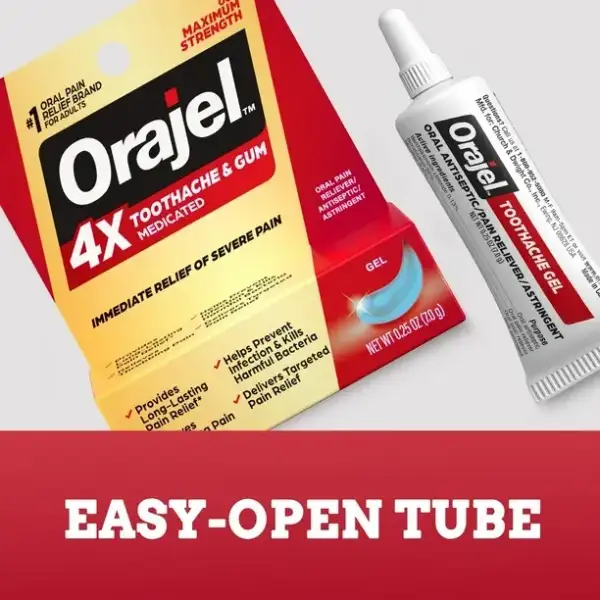 Orajel Gel Para Muelas Y Encías Alivia Dolor 7g - Image 7