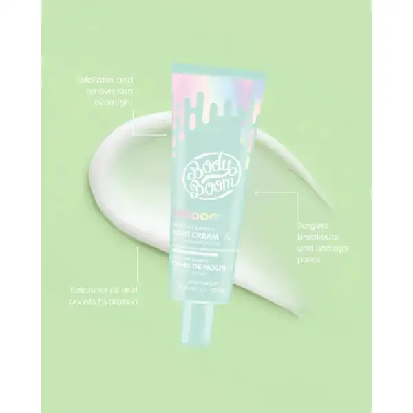 Body Boom Crema De Noche Microexfoliante Seboom 50ml - Image 3