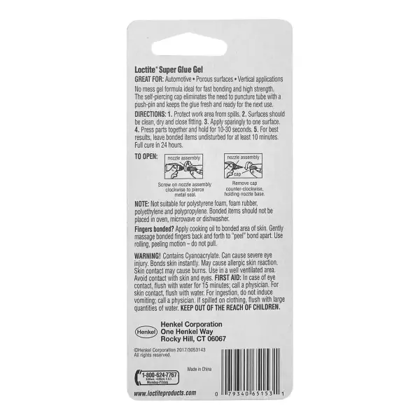 Loctite Superpegamento Transparente De Secado Instantáneo 2g - Image 2