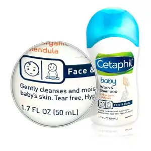 Cetaphil Champú Y Gel De Baño Para Bebés Hipoalergénico 50ml - Image 2