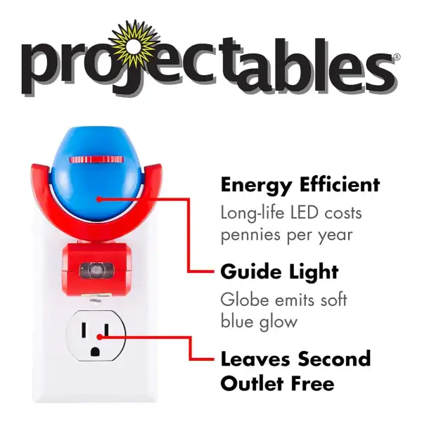 Lampara Proyector De Luz Led Micky Con Enchufe - Image 3