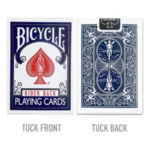 Bicycle Rider Back Naipes Cartas Poker 2 Pack (rojo Y Azul) - Image 4