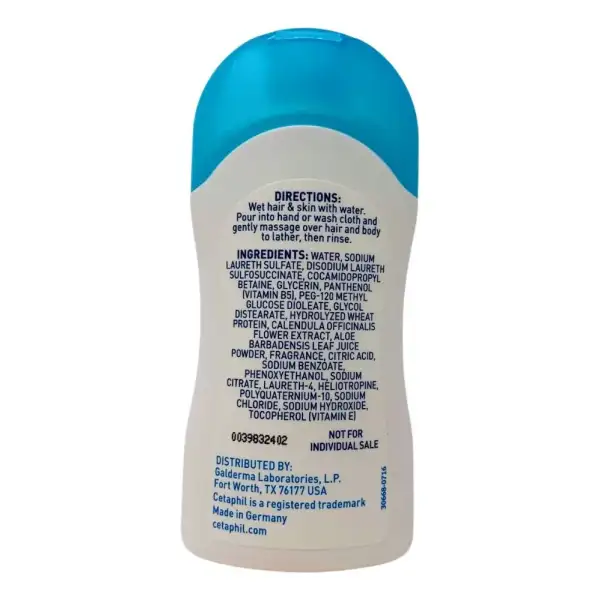Cetaphil Champú Y Gel De Baño Para Bebés Hipoalergénico 50ml - Image 3