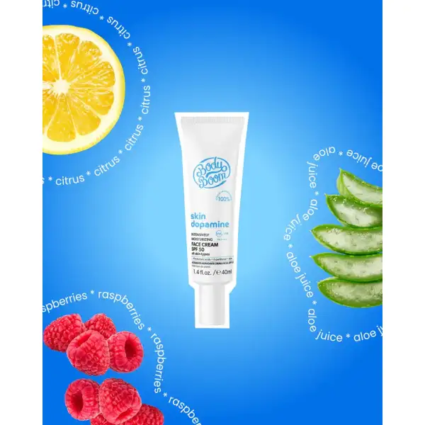 Body Boom Crema Facial Hidratante Skin Dopamine 50+fps 30ml - Image 3