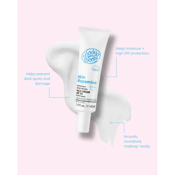 Body Boom Crema Facial Hidratante Skin Dopamine 50+fps 30ml - Image 4