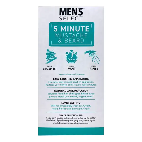 Mens Select Gel De Color Para Barba Hombre Con Cepillo 30ml - Image 3