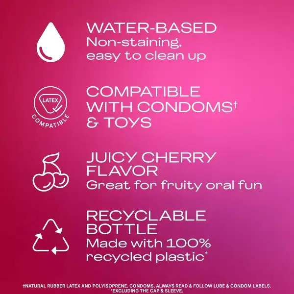 Durex Juicy Play Lubricante Base De Agua Sabor Cereza 100 Ml - Image 6
