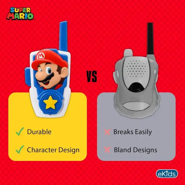 Super Mario - Walkie Talkies Juguetes Para Niños - Image 3