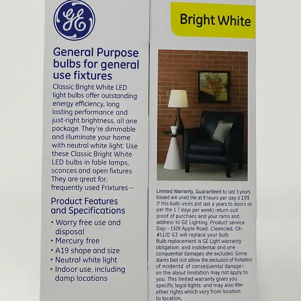 Ge Classic Bombillas De Luz Led Regulables 60-watt Pack 8 - Image 4