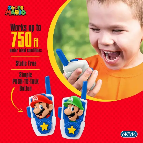Super Mario - Walkie Talkies Juguetes Para Niños - Image 5