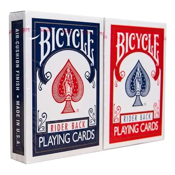 Bicycle Rider Back Naipes Cartas Poker 2 Pack (rojo Y Azul) - Image 5