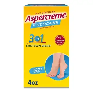Aspercreme Crema Alivio Del Dolor De Pies Con Lidocaína 113g