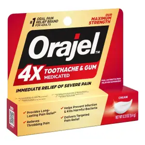Orajel 4x Crema Medicated Alivio Dolor Muelas Y Encías 9.3g - Image 2