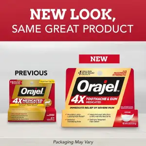 Orajel 4x Crema Medicated Alivio Dolor Muelas Y Encías 9.3g - Image 5