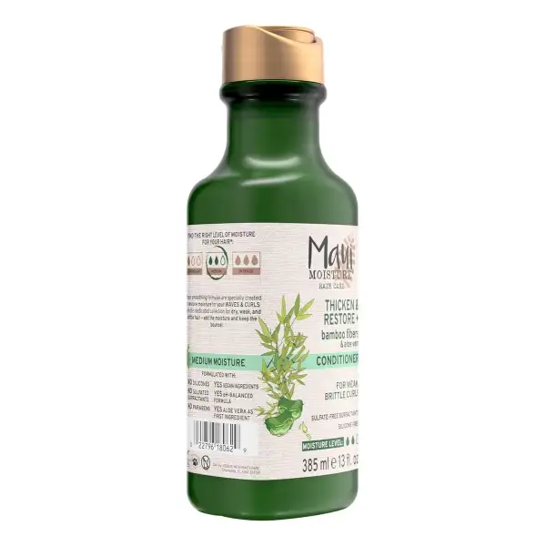 Maui Moisture Acondicionador Restaurador Fibras Bambú 385ml - Image 4