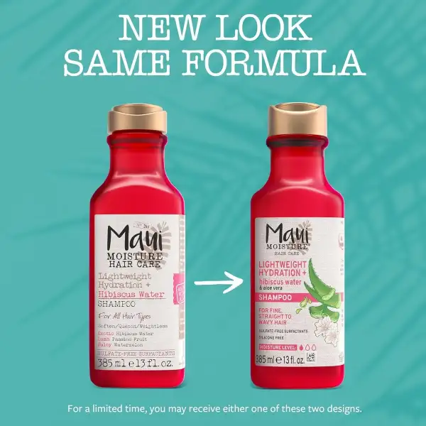 Maui Moisture Shampoo Agua De Hibisco Y Aloe De Vera 385ml - Image 2