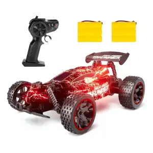 Tecnock Coche A Control Remoto A Escala 1:18, Luces 20 Km/h.