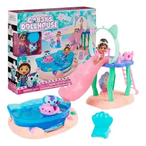 Gabby's Dollhouse Juego De Piscina Con Figuras Y Accesorios