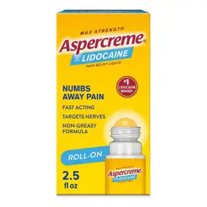 Aspercreme 4% Lidocaína Roll-on Alivio Del Dolor 75ml