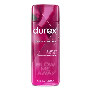 Durex Juicy Play Lubricante Base De Agua Sabor Cereza 100 Ml